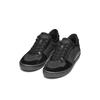 Sneaker GEOX "U ELVER", Herren, Gr. 43, schwarz, Synthetik, Textil, Leder, casual, Schuhe, Schnürschuh, Freizeitschuh mit Textilfutter