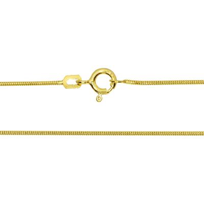 Goldkette OSTSEE-SCHMUCK "Ostsee-Schmuck Kette Schlange 1,0 mm Kette Schlange 1,0 mm" Gr. 50, gold (goldfarben), Halsketten, Damen, 50cm, Gelbgold 333, L: 42cm Image