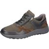 Schnürschuh WALDLÄUFER "K-JOHN", Herren, Gr. 8,5 (42,5), braun (braun, schwarz), Nappaleder, Nubukleder, Veloursleder, sportlich, Schuhe, Komfortschuh, Halbschuh, Sneaker in Extraweite K für den kräftigen Fuß