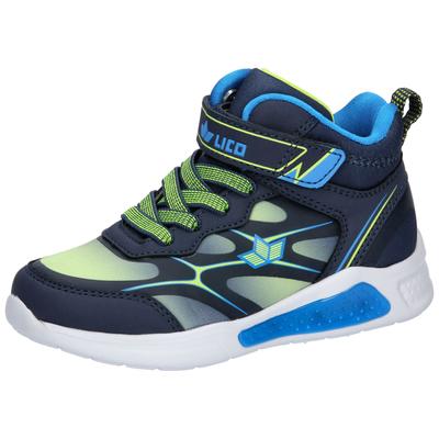 Sneaker LICO "Freizeitstiefel Blinky Boy", Kinder, Gr. 29, blau, Synthetik, Schuhe Image