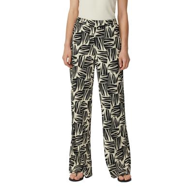 Jerseyhose S.OLIVER, Damen, Gr. 36, N-Gr, schwarz, Jersey, Obermaterial: 98% Polyester, 2% Elasthan, unifarben, casual, regular fit knöchellang, Hosen, mit Taschen Image