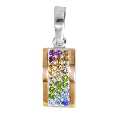 Ketten-Anhänger OSTSEE-SCHMUCK "Ostsee-Schmuck Anhänger Christina Anhänger Christina", weiß, Schmuckanhänger, Damen, 23 x 8mm, Silber 925 (Sterlingsilber), 1.7 g Image