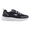Sneaker KANGAROOS "K-NJ STEPPER OS", Gr. 38, raven, stone grün, Textil, sportlich, Schuhe