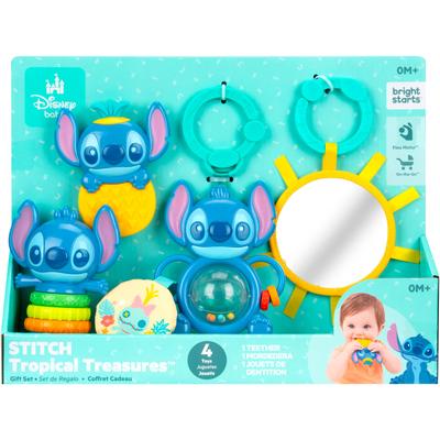 Greifspielzeug BRIGHT STARTS "Geschenkset Stitch Tropical Treasures", bunt, Greifspielzeug, Kinder, Kunststoff