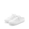 Sabot VIVANCE "Sneaker, Clog", Damen, Gr. 36, weiß, Obermaterial: 100% Textilmaterial. Futter: 100% Textilmaterial. Decksohle: 100% Textilmaterial. Laufsohle: 100% Synthetik, unifarben, casual, Schuhe, zum Reinschlüpfen mit Schnürung VEGAN