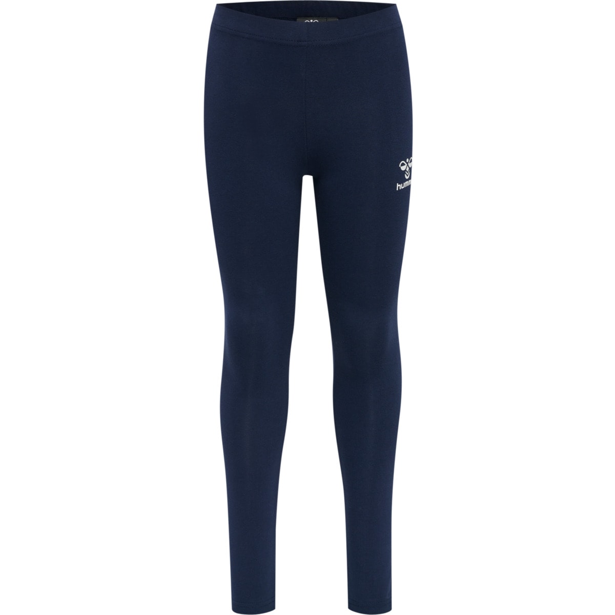 Leggings HUMMEL "für Kinder", Kinder, Gr. 140, N-Gr, blau (schwarz iris), Jersey, Obermaterial: 95% Baumwolle, 5% Elasthan, Hosen, für Kinder Image