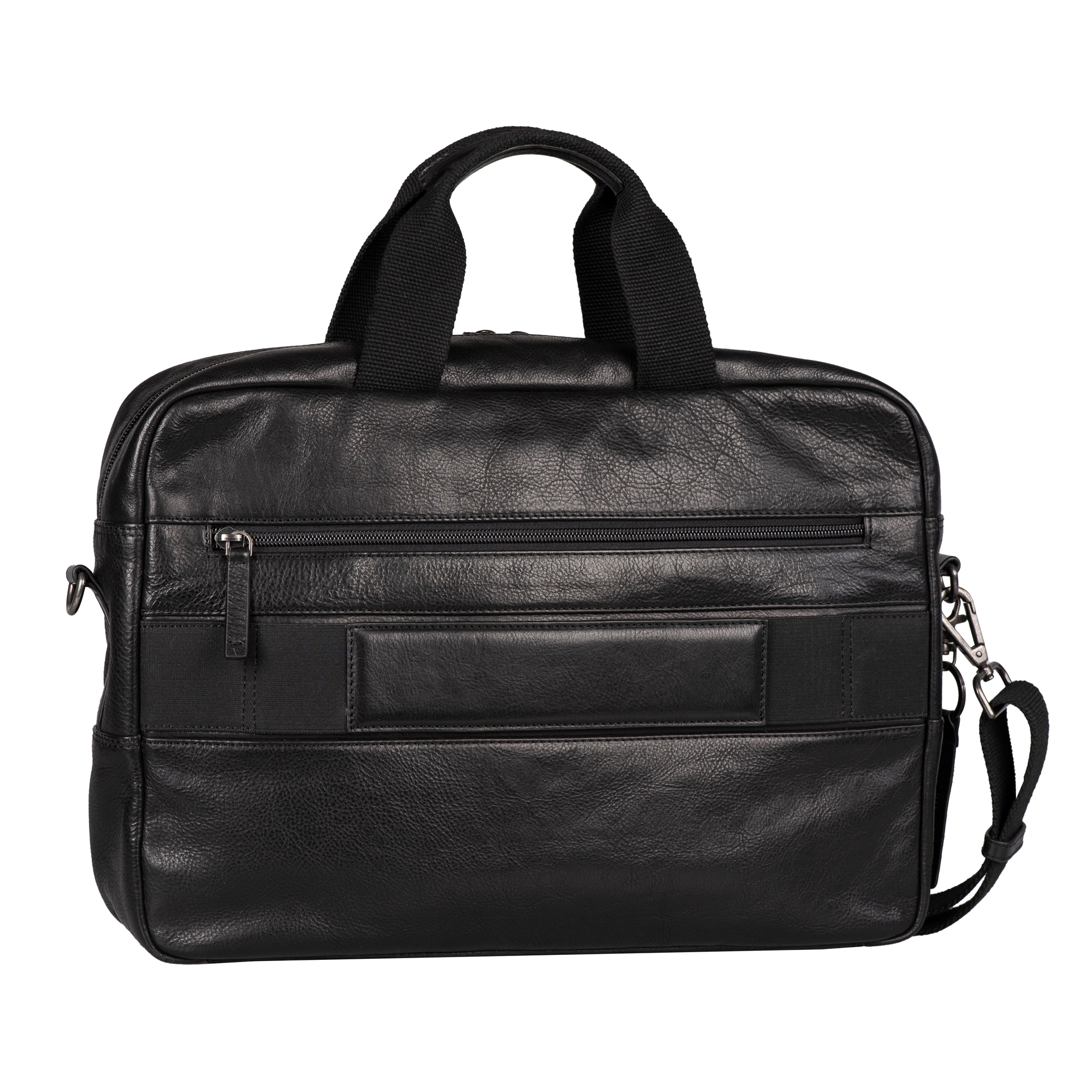 Aktentasche CAMEL ACTIVE "Pine", Damen, Gr. B/H/T: 39,5cm x 28cm x 10,5cm, schwarz, Leder, clean, unifarben, Taschen, aus pflanzlich gegerbtem Rindsleder im kernigen Look mit Laptopfach