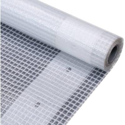 Gitter-Abdeckplanen 2 Stk. 260 g/m² 2x4 m Weiß Vidaxl Image
