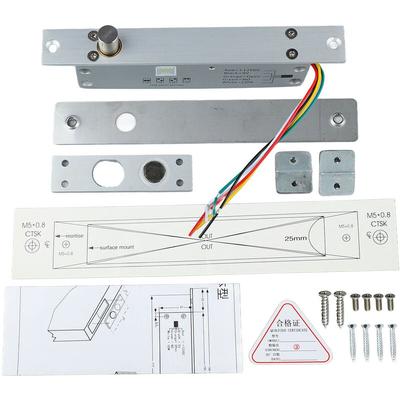 Eosnow - dc 12 v 5 Leitungen elektrisches Riegelschloss, schmales Riegelriegel-Türschloss mit Image