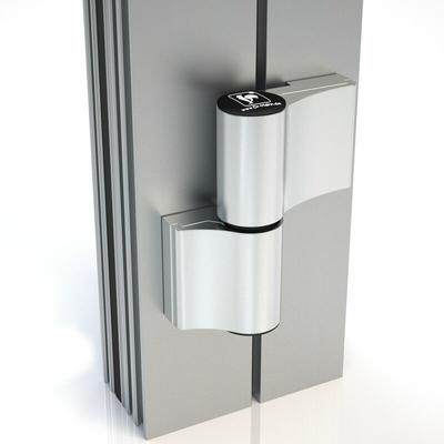 Hahn Türband 4 at, 2-teilig 20/76,5/58 mit Ankerschraube, silber eloxiert Image