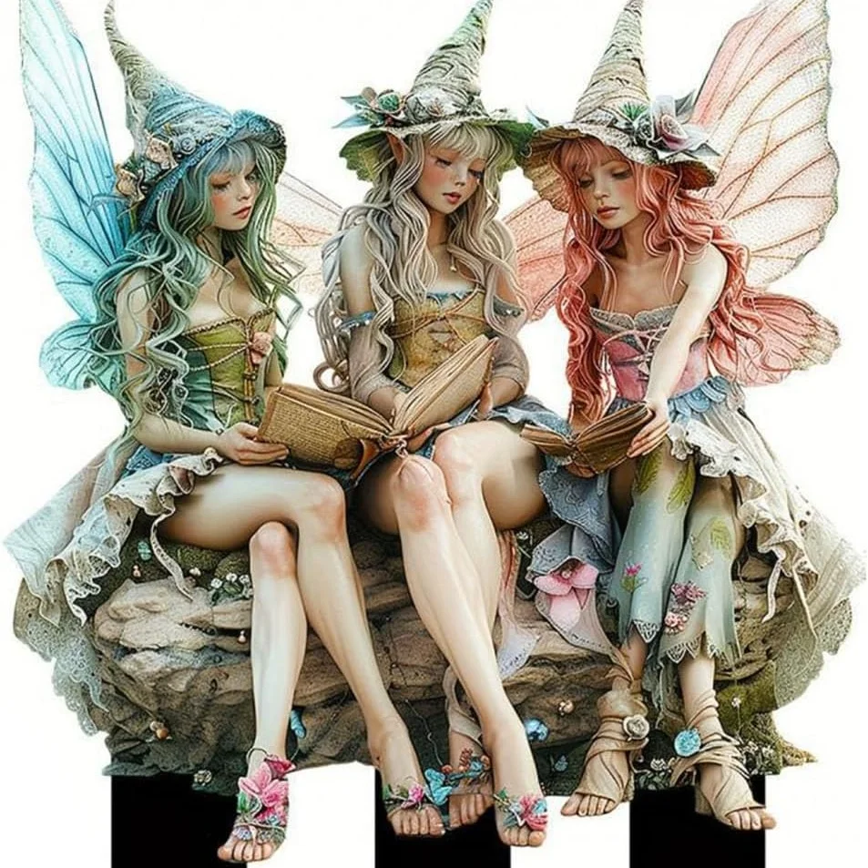Décor de jardin féerique plat 2D, piquets de jardin elfe décoratifs en acrylique, piquet de fée 2D, Statue féerique de jardin extérieur, ornements cadeaux