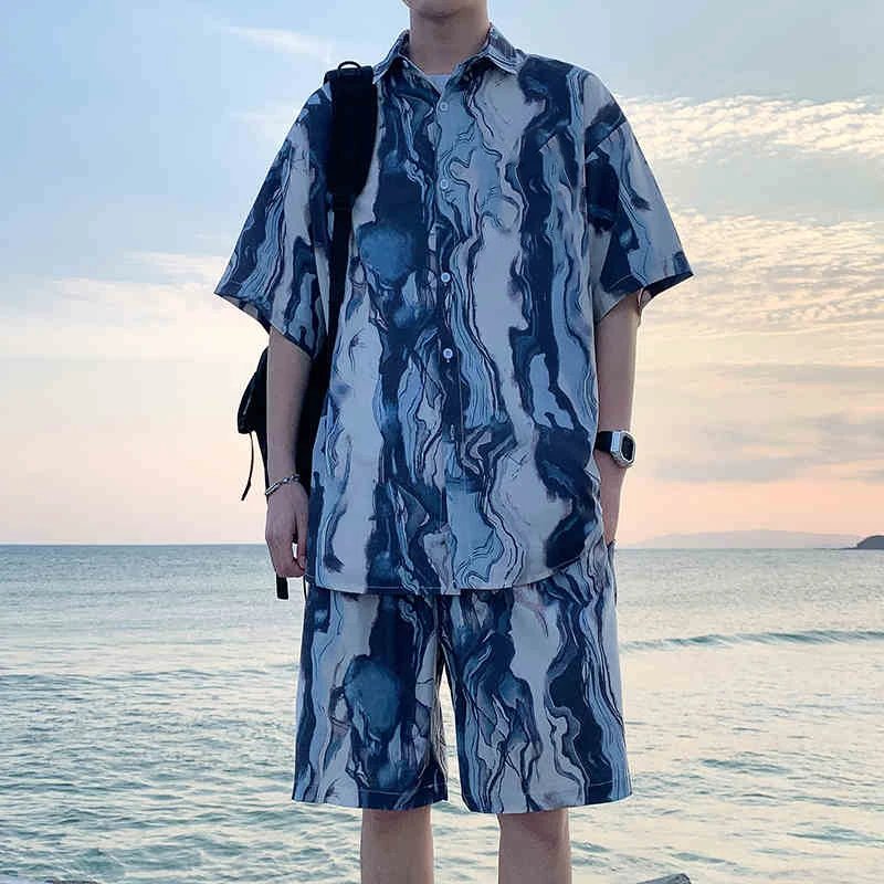 2023 sommer 3D Druck Hemd Für Männer Tropical Batik Muster Kurzarm Hawaiian Shirts Casual Fashion Resort Strand Tops Bluse