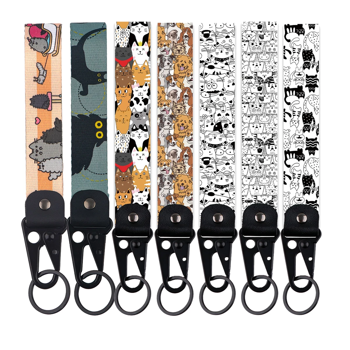 Niedliche Katze Schlüssel anhänger Auto Motorrad Schlüssel bund Lanyard Schlüssel band Handgelenk Schlüssel anhänger Schlüssel ring Schlüssel halter für Frauen Schlüssel anhänger Lanyard Image