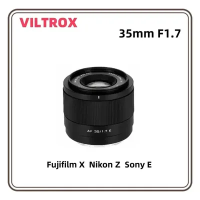 VILTROX 35mm F1.7 Auto Focus APS-C Cameras Lens for Fujifilm X X-T1 X-T10 X-T2 X-PRO02 XS10 Nikon Z Z7 II Z50 Z6 Z7 Z30 Sony E