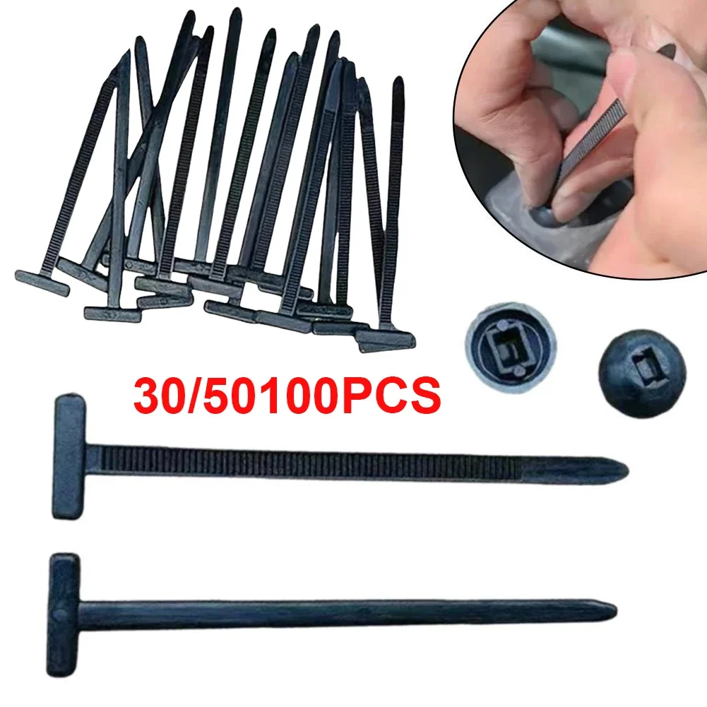 Nylon-Kabelbinder, universeller Kabelbinder, Schnallenbefestigungsgurt für drinnen und draußen Image