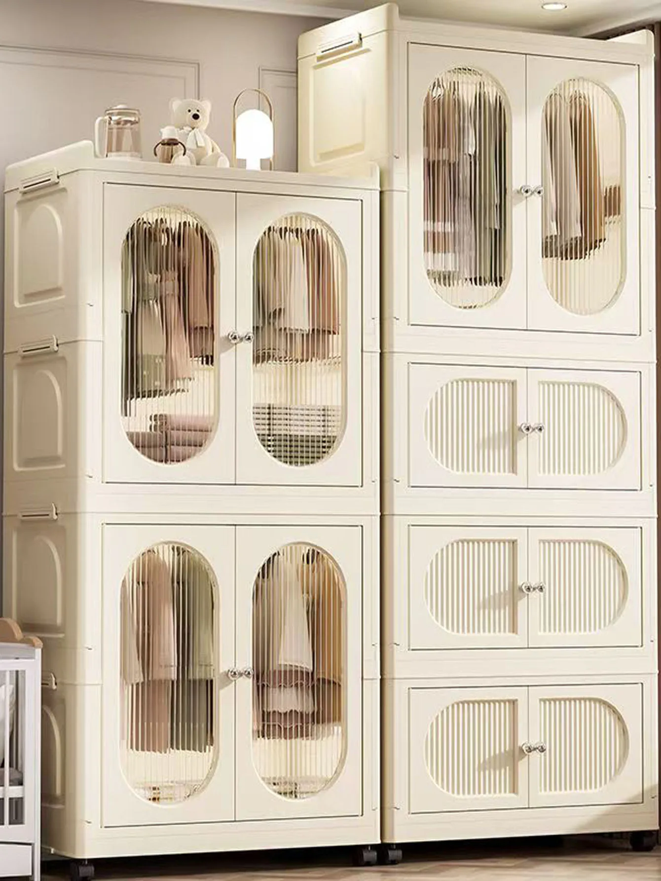 Installationsfreier Aufbewahrungsschrank, Haushaltsschrank, mehrschichtiger faltbarer Kleiderschrank, Kleidung, Aufbewahrungsbox, Spielzeug-Snack-Aufbewahrungsschrank, faltbarer Aufbewahrungsschrank,