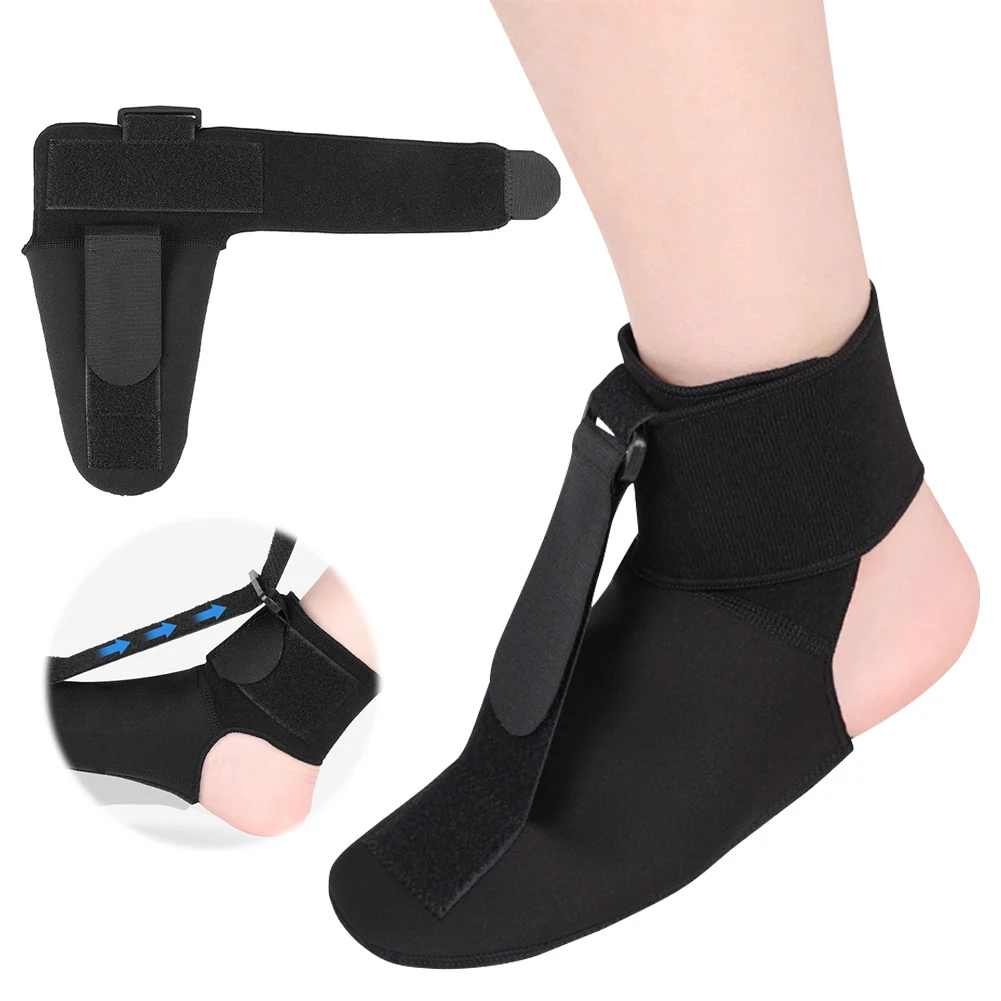 Drop Foot Orthesen-Klammer, Drop Foot Socke, Neopren, Plantarfasziitis, Dorsalschiene, Plantarfaszien-Stretcher-Klammer für Männer und Frauen Image