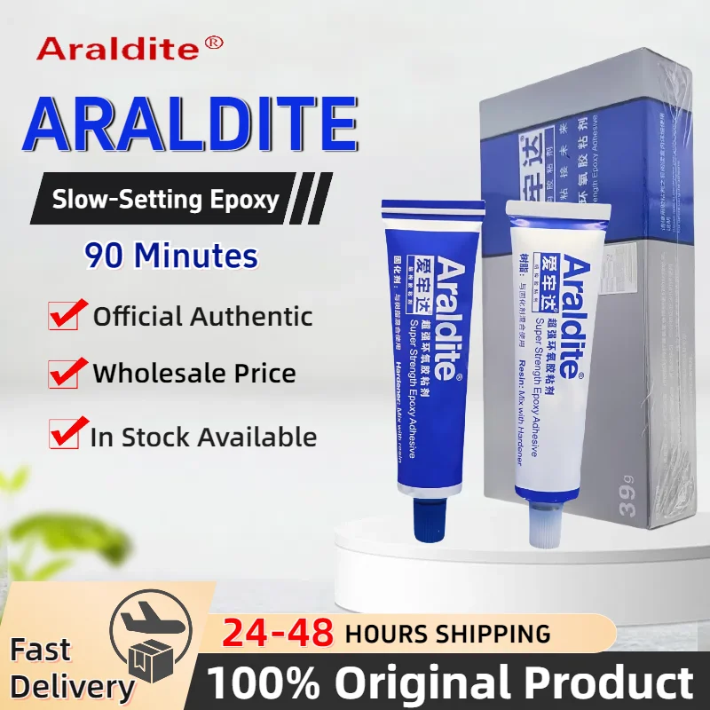 Araldite Araldite originale all'ingrosso 90 minuti AB adesivo epossidico impostazione lenta adesivo epossidico super forte 39 g/90 g