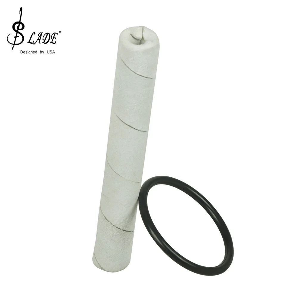 SLADE Kristall Klangschale Schaffell Mallet Stick Beater Professionelle Buddha Sound Bowl Striker mit Gummiring Yoga Meditation Image