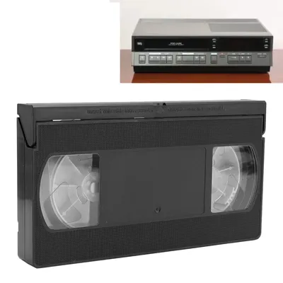 VCR Head Cleaner VCR VHS Head Cleaner Reusable Video Player Head Cleaning Tool Dry Technology No Fluid Required VHS Head Cleaner