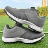 Herren-Golfschuhe, leicht, Größe 39–49, Turnschuhe zum Golfen, rutschfeste Wanderschuhe, dämpfende Turnschuhe