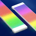 Scheda di sincronizzazione ARGB con barra di striscia luminosa a LED RGB per alimentatore per computer Scheda video GPU ATX 24PIN Cavo e custodia da 8 pin 6 pin