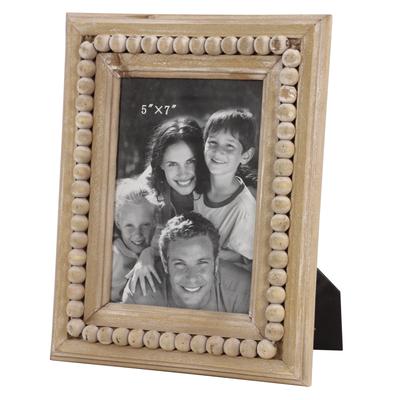 Light Brown Wood Family Photo Frame Photo Frame by Brylane Home in Light Brown