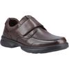 Hush Puppies Hector Leder Herren Braune Mokassins Schuhe