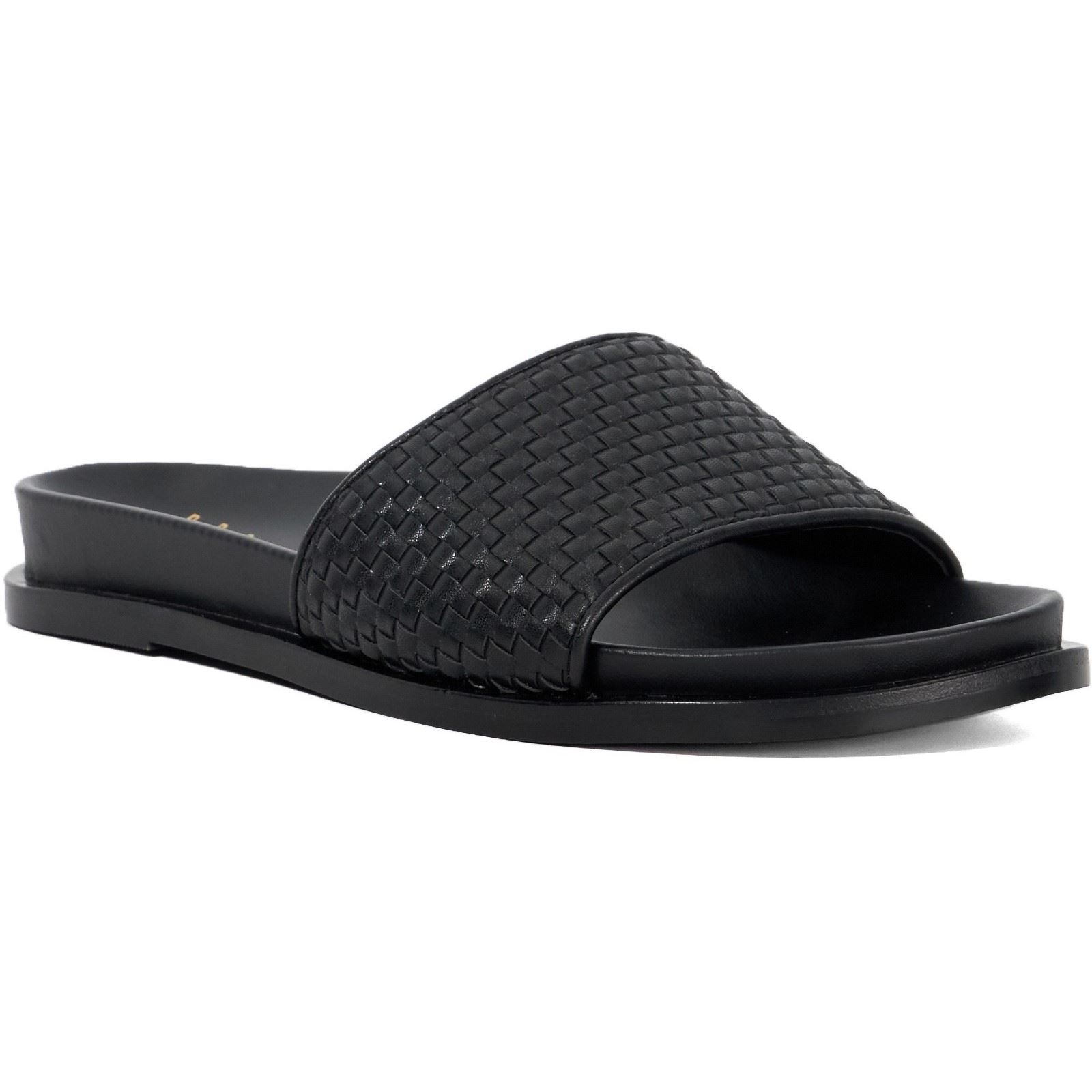 Dune Lilas Damen schwarze Sandalen EU 37 / UK 4