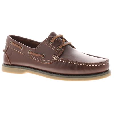 Hush Puppies Herren Bootsschuhe Wilson Bootsschuh Leder Schnürschuh braun Image