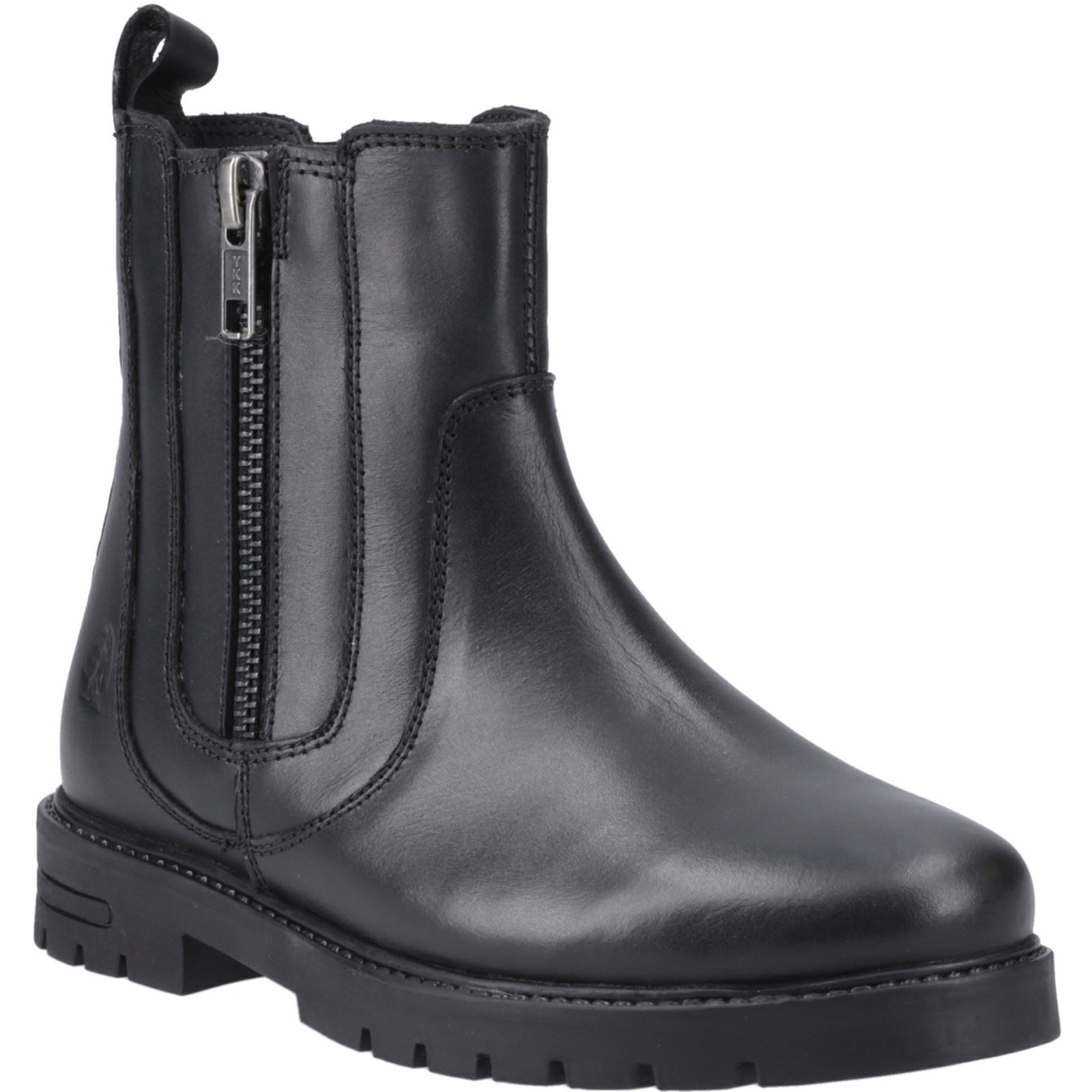 Hush Puppies Liana Leder Stiefel für Mädchen in Schwarz Image