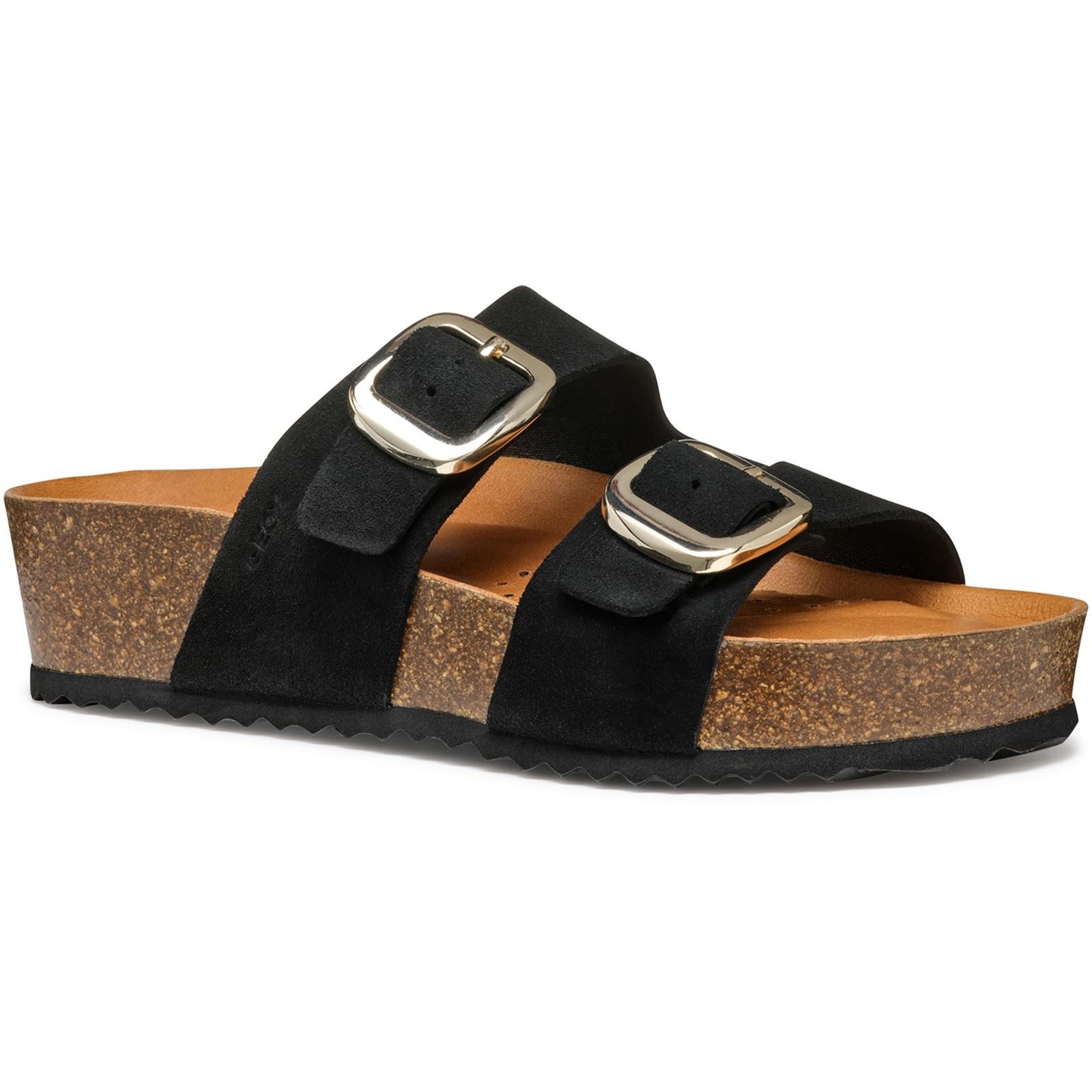 Geox D BRIONIA H Leder Damen Schwarz Wedges
