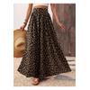 Damen Leopard Maxi Rock