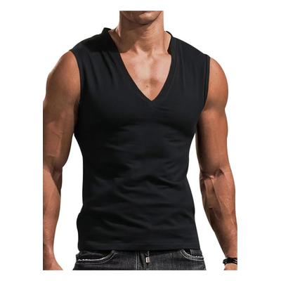 Herren Plus Size V-Ausschnitt Tanktop Image