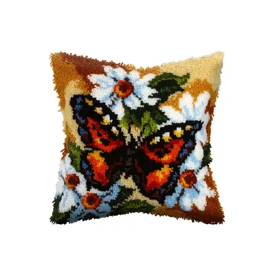 Knüpfkissen Schmetterling Image