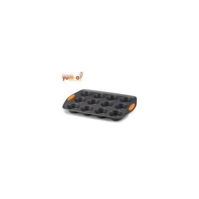 Commercial Weight II 54075 Rachael Ray "Oven Lovin" 12 Cup Muffin Pan - Orange