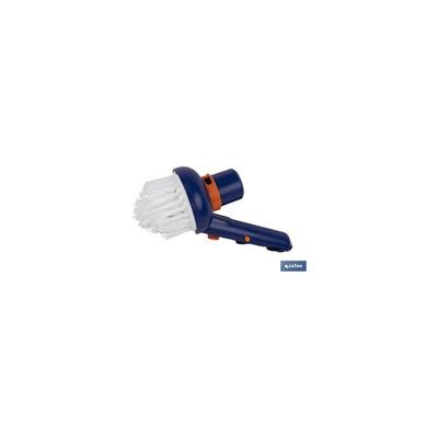 Cofan - Rundbürste mit Absaugung für Poolecken 12,5x7,8cm mit Ø28mm Griff Image