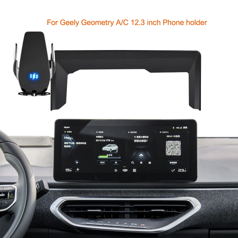 Support de téléphone portable pour voiture, support de smartphone, support d'écran, géométrie géométrique, navigation GPS A C, support rapide, 12.3 pouces