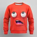 Per uomo Cartoni animati 3D Felpa Maglia Manica Lunga Felpa Girocollo Esagerato Casual Stampa 3D Feste Abbigliamento casual alla moda Tutte le stagioni