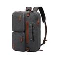 Zaino multifunzione impermeabile da uomo per laptop - borsa da viaggio business in stile vintage, borsa a tracolla con tracolla regolabile, con trolley, perfetta per lavoro, università e viaggi brevi