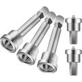 Set di 5 punte per cacciavite di posizionamento antiscivolo PH2 per cartongesso, punte per cacciavite con gambo esagonale, punte per posizionamento viti a testa sferica (50 mm 25 mm)