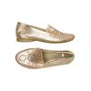 Caprice Damen Halbschuh, Gr. 37, gold, Leder