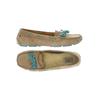 UGG Damen Halbschuh, Gr. 41, beige, Leder