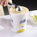 Palette per gelato multifunzionali paletta per doppio scopo in acciaio inossidabile cucchiaio per anguria per frutta paletta per palline strumenti per gelato per uso domestico