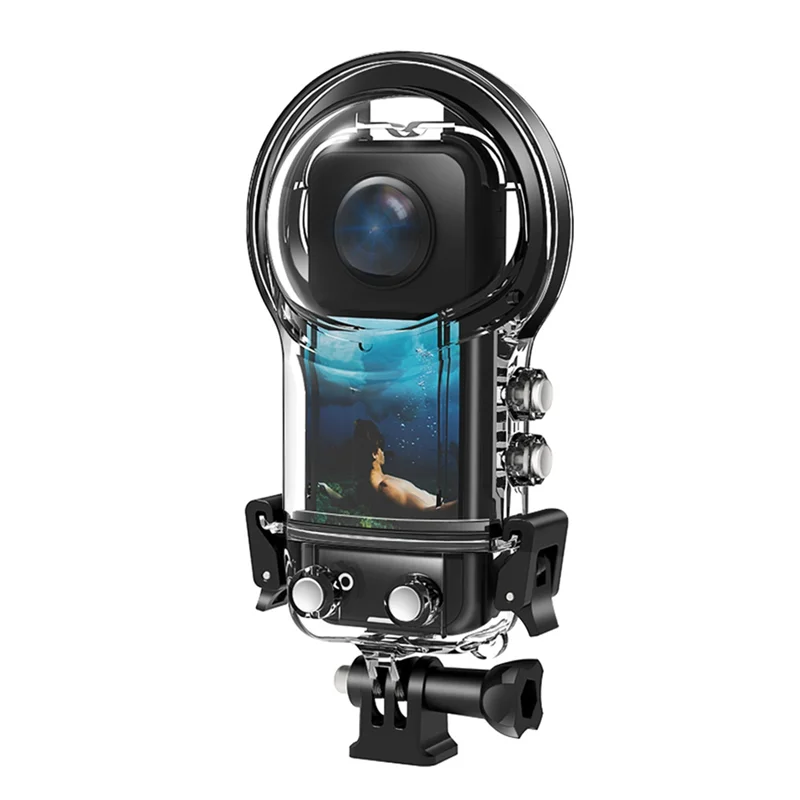Custodia per immersione con prestazioni stabili per custodia per immersione subacquea Insta360 X4 Custodia protettiva per fotocamera Insta360 X4 antigraffio