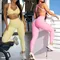 2PCS Pad Yoga Set Abbigliamento sportivo da donna Abbigliamento da allenamento Abbigliamento sportivo Palestra Legging Reggiseno fitness Crop Top Maniche corte Tuta sportiva XP04