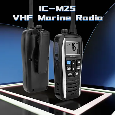 HamGeek IC-M25 Marine Walkie Talkie VHF Marine Radio 5KM 5W Waterproof Handheld Transceiver