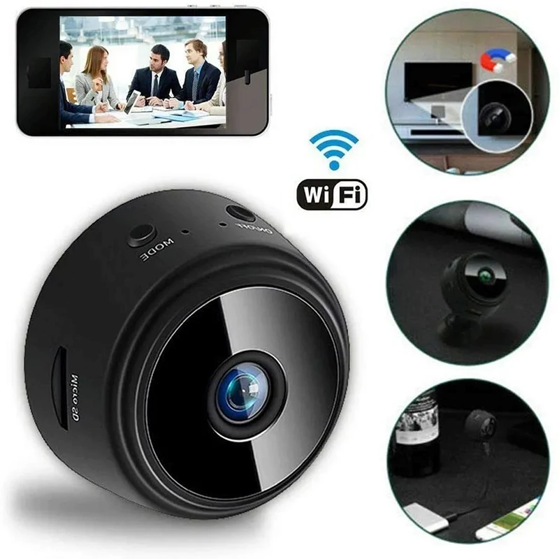 A9 Mini Kamera 1080P HD IP Kamera Wifi Video Überwachung Kameras für Home Secret Sicherheit Schutz Remote Drahtlose Camcorder Image