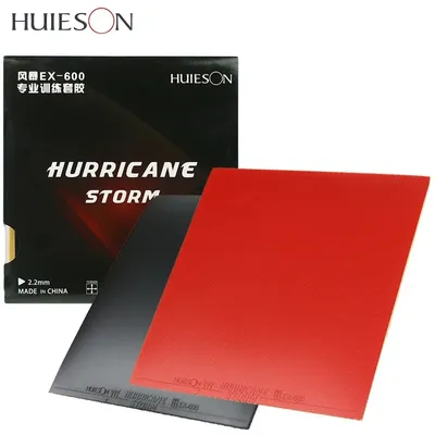 Table Tennis Rubber HURRICANE-STORM EX-600 2.2MM Durable Ping Pong Rubber Loop & Control for 40+