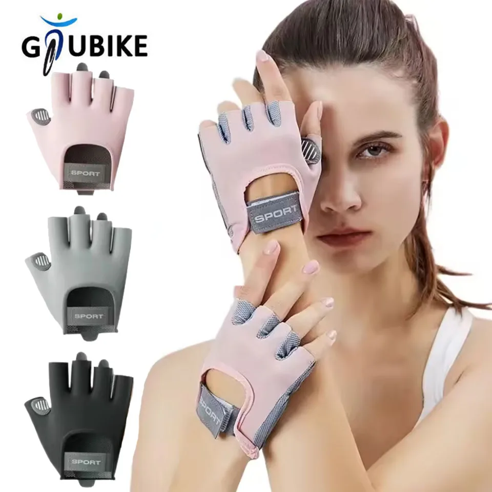 GTUBIKE 1 Paar Fitness-Handschuhe für Fitnessstudio, Bodybuilding, Training, Fitness, Sport, Gewichtheben, Übung, rutschfeste Handschuhe für Yoga-Handschuhe Image